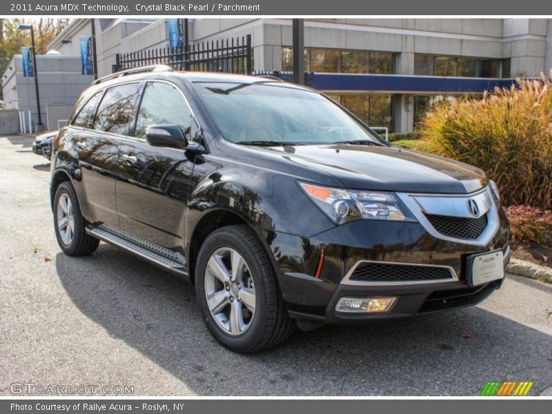 Crystal Black Pearl / Parchment 2011 Acura MDX Technology