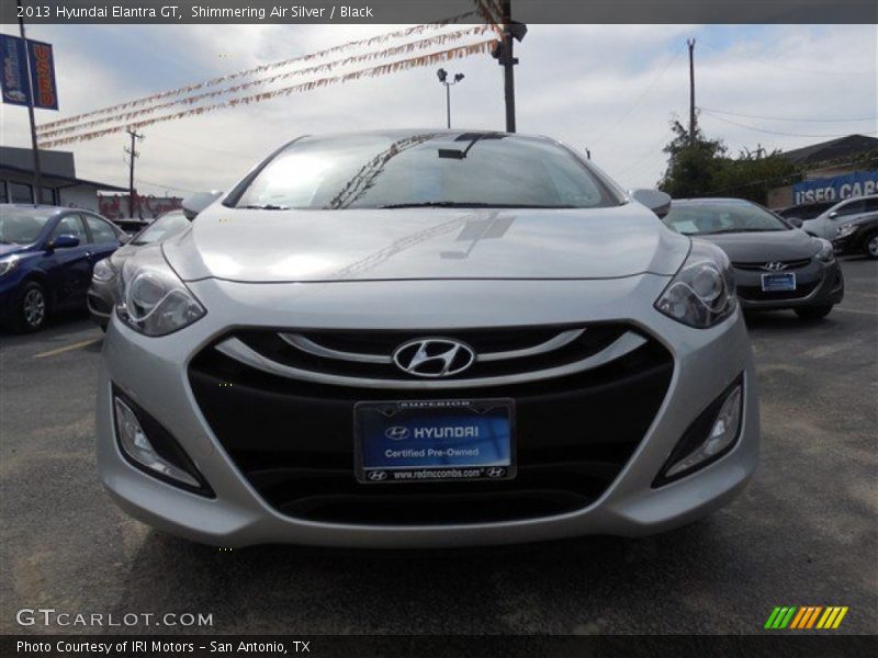 Shimmering Air Silver / Black 2013 Hyundai Elantra GT