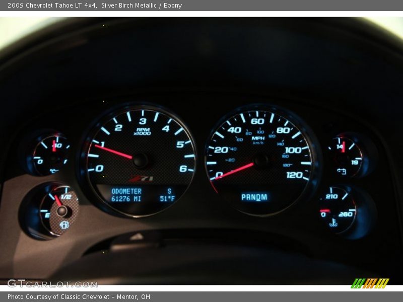 Silver Birch Metallic / Ebony 2009 Chevrolet Tahoe LT 4x4