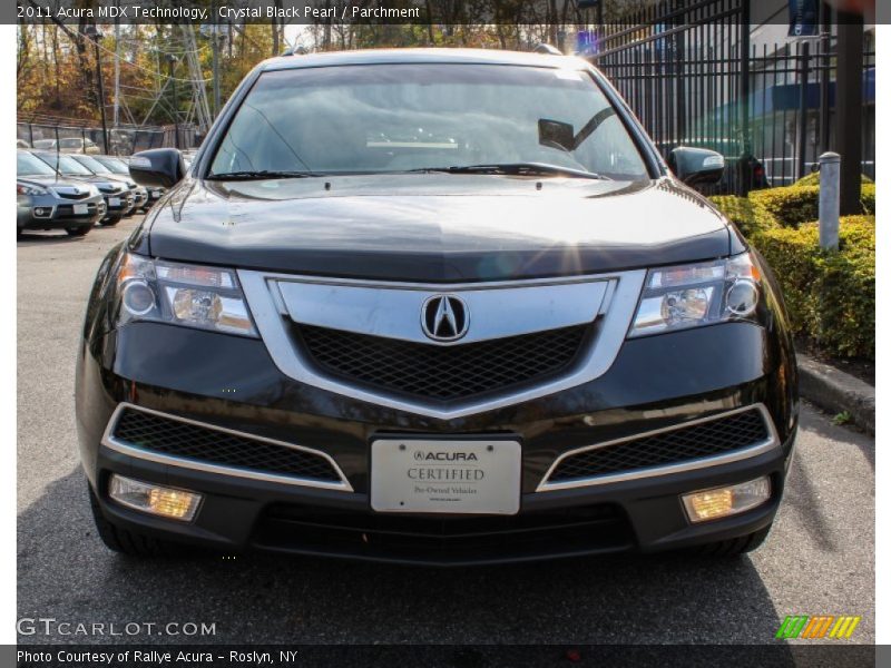 Crystal Black Pearl / Parchment 2011 Acura MDX Technology
