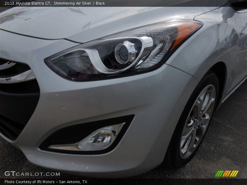 Shimmering Air Silver / Black 2013 Hyundai Elantra GT