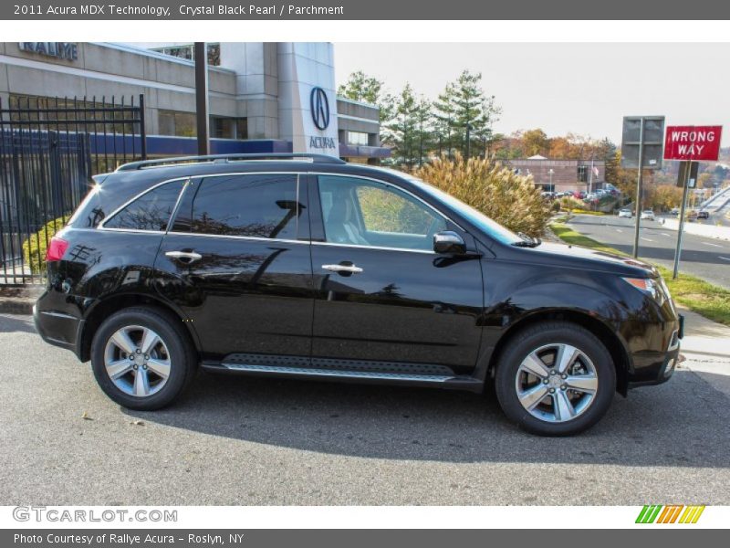 Crystal Black Pearl / Parchment 2011 Acura MDX Technology