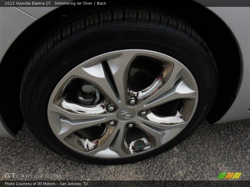 Shimmering Air Silver / Black 2013 Hyundai Elantra GT