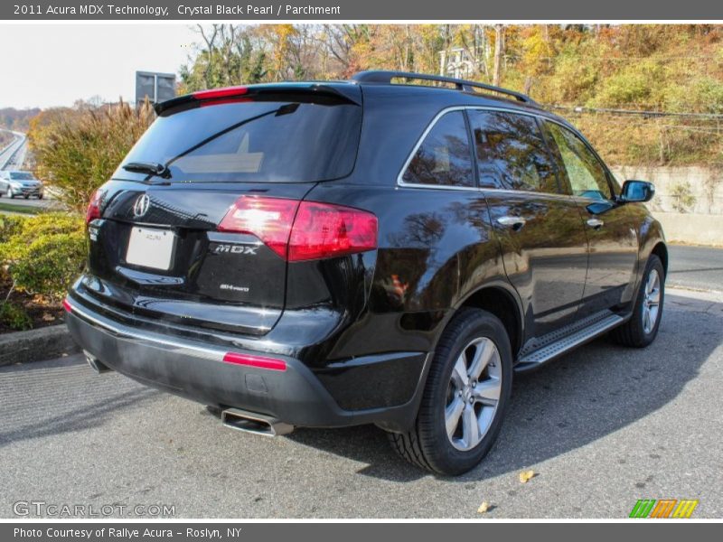 Crystal Black Pearl / Parchment 2011 Acura MDX Technology