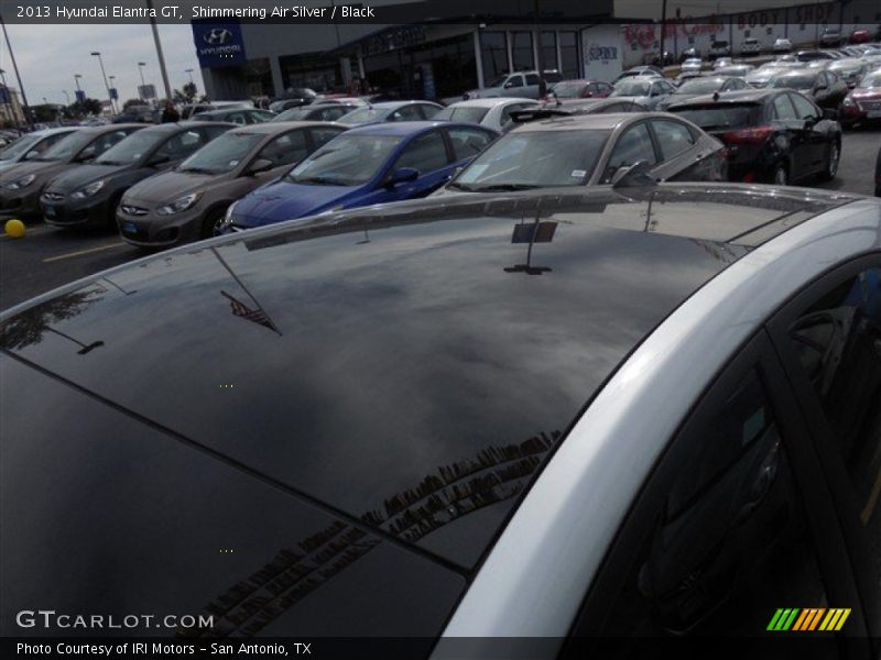 Shimmering Air Silver / Black 2013 Hyundai Elantra GT