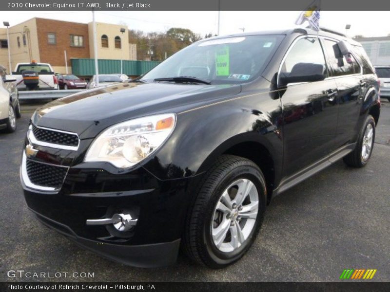 Black / Jet Black 2010 Chevrolet Equinox LT AWD