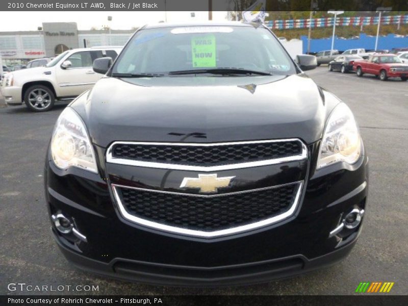 Black / Jet Black 2010 Chevrolet Equinox LT AWD
