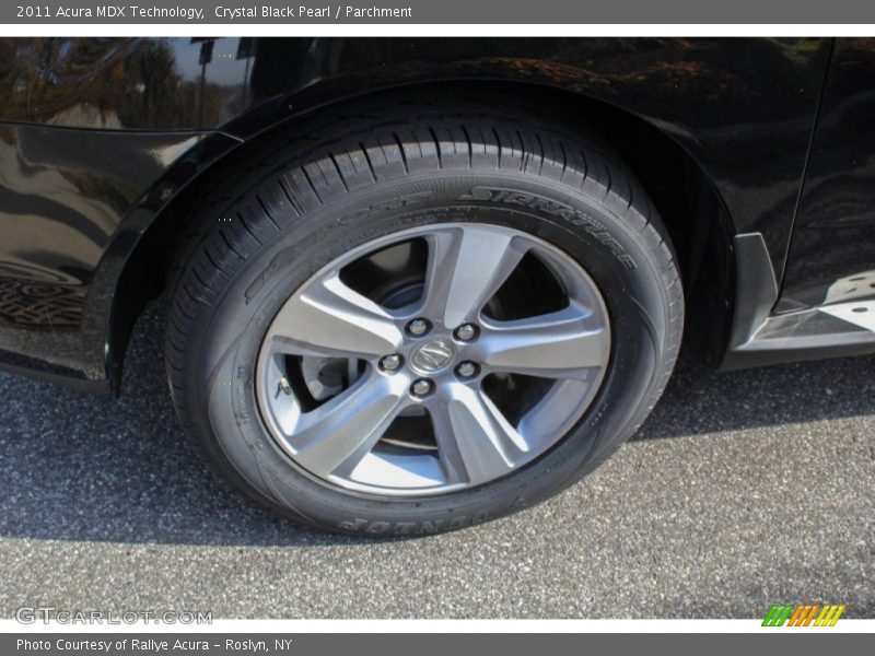Crystal Black Pearl / Parchment 2011 Acura MDX Technology