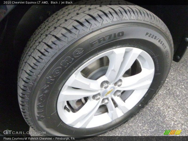 Black / Jet Black 2010 Chevrolet Equinox LT AWD