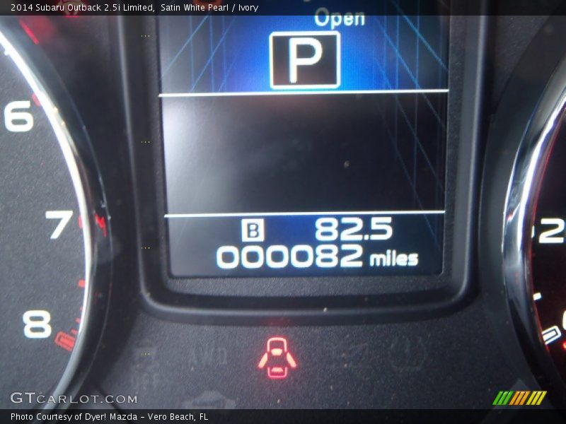 Satin White Pearl / Ivory 2014 Subaru Outback 2.5i Limited