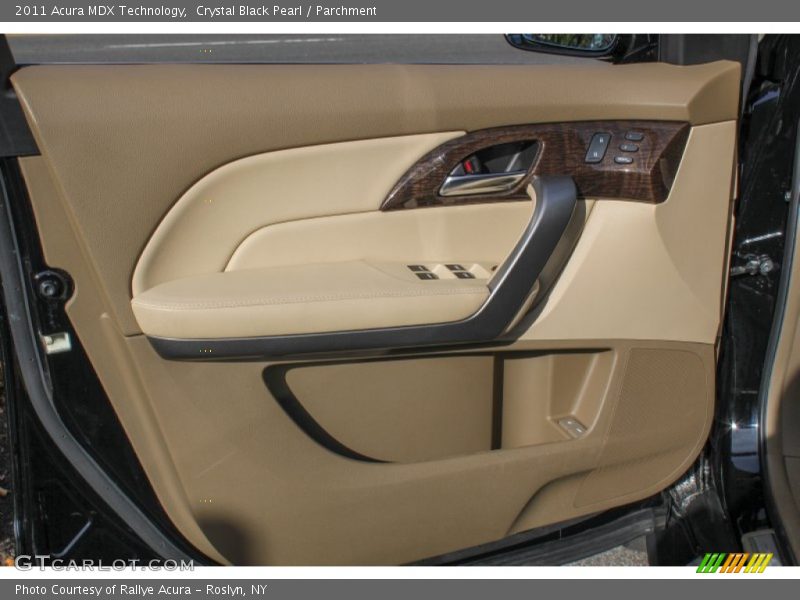 Crystal Black Pearl / Parchment 2011 Acura MDX Technology