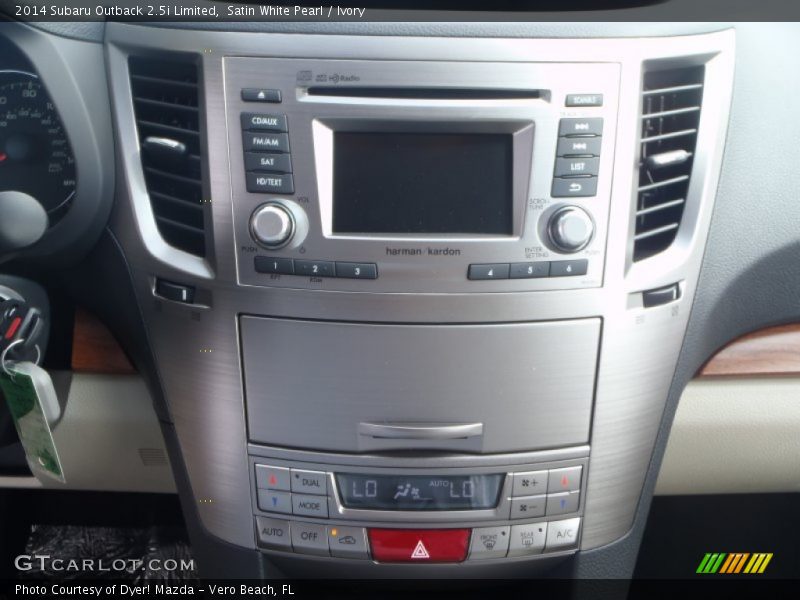 Satin White Pearl / Ivory 2014 Subaru Outback 2.5i Limited