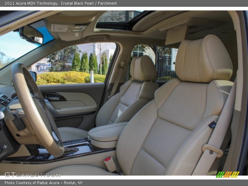 Crystal Black Pearl / Parchment 2011 Acura MDX Technology