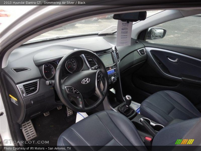 Shimmering Air Silver / Black 2013 Hyundai Elantra GT