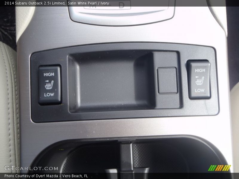Satin White Pearl / Ivory 2014 Subaru Outback 2.5i Limited