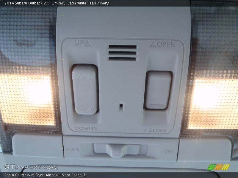 Satin White Pearl / Ivory 2014 Subaru Outback 2.5i Limited