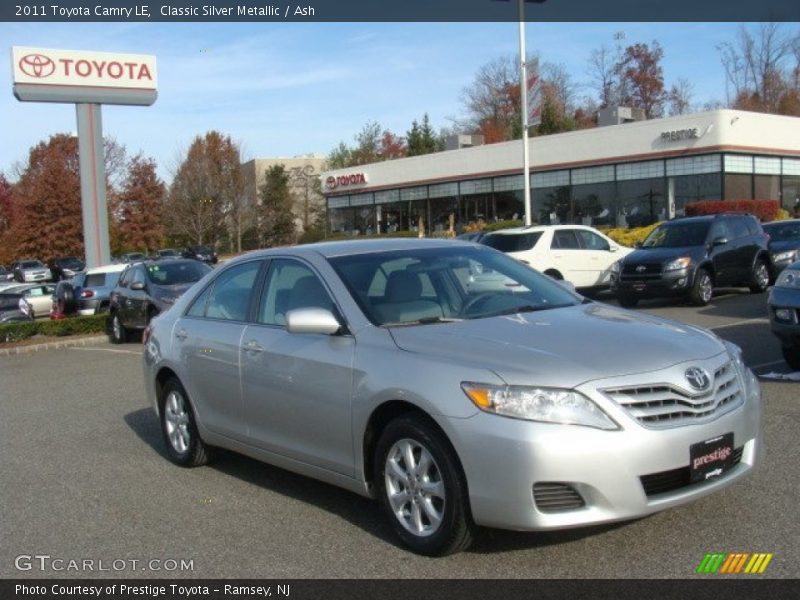 Classic Silver Metallic / Ash 2011 Toyota Camry LE