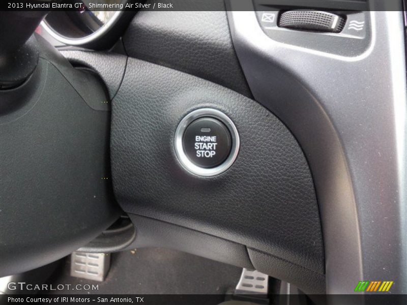 Shimmering Air Silver / Black 2013 Hyundai Elantra GT