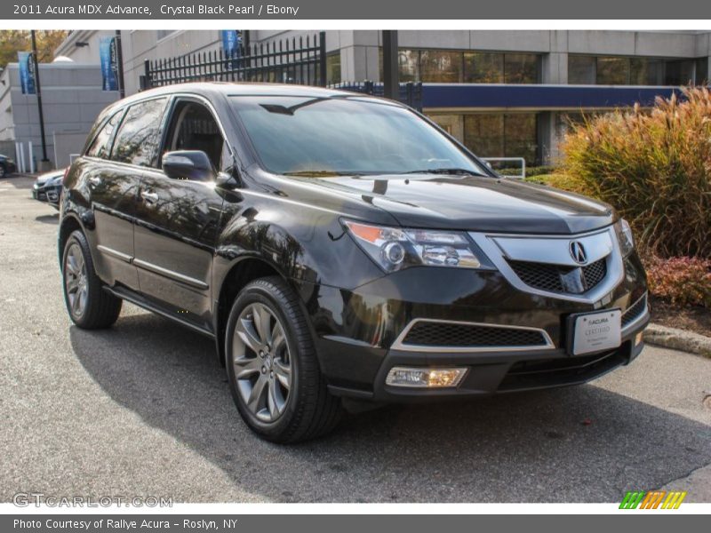 Crystal Black Pearl / Ebony 2011 Acura MDX Advance