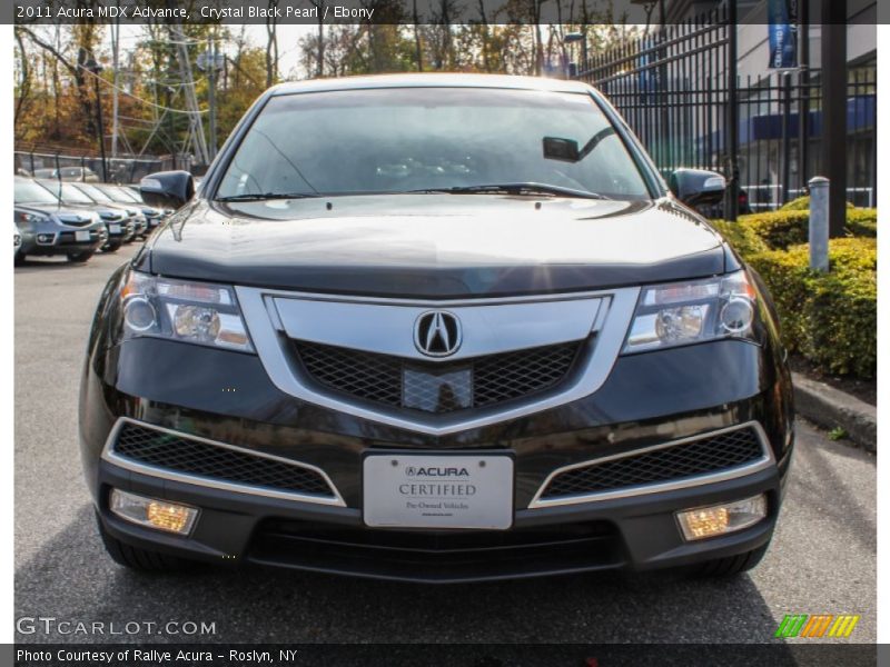 Crystal Black Pearl / Ebony 2011 Acura MDX Advance