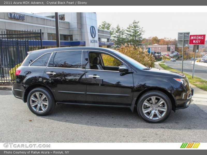 Crystal Black Pearl / Ebony 2011 Acura MDX Advance