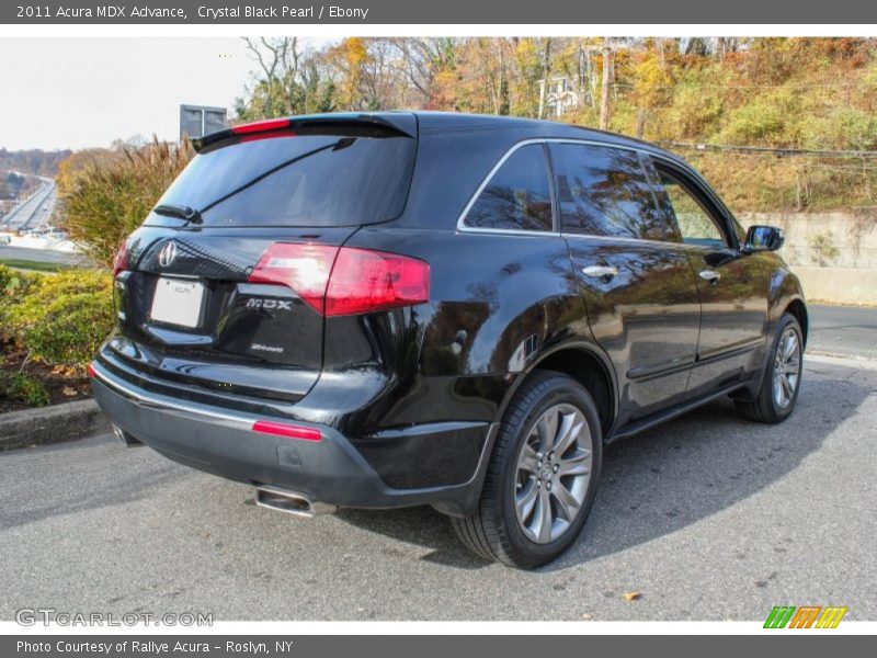 Crystal Black Pearl / Ebony 2011 Acura MDX Advance