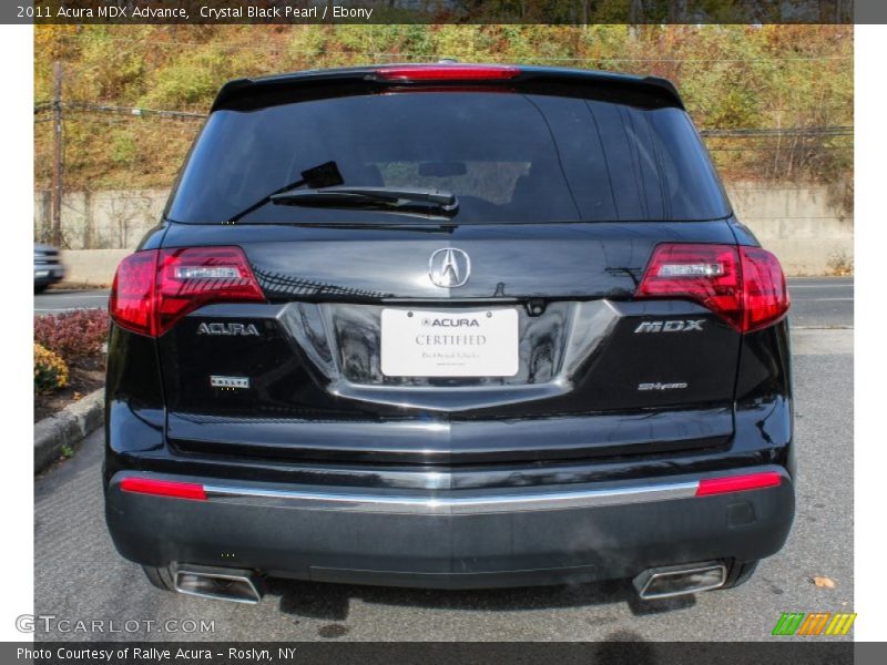 Crystal Black Pearl / Ebony 2011 Acura MDX Advance