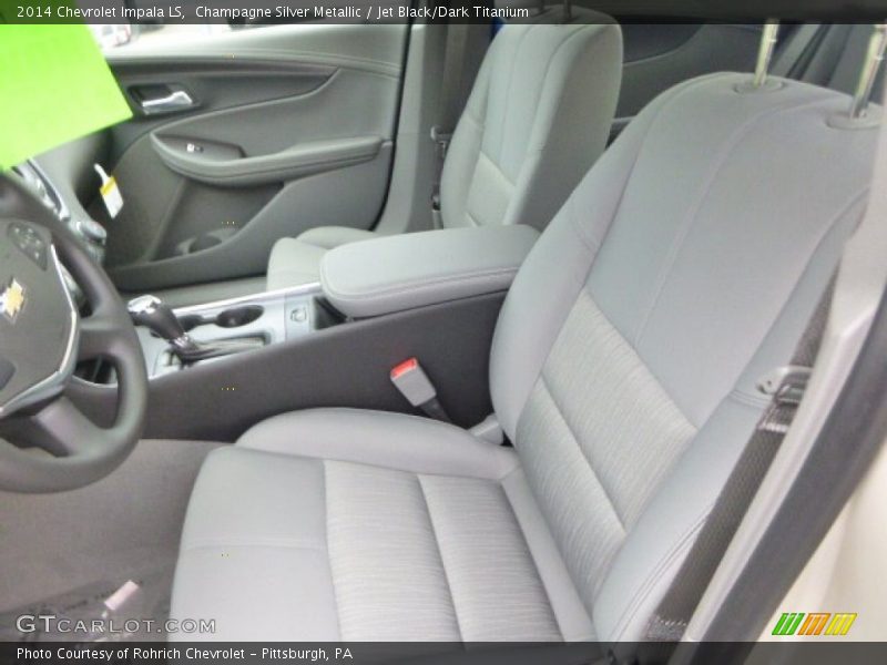 Champagne Silver Metallic / Jet Black/Dark Titanium 2014 Chevrolet Impala LS