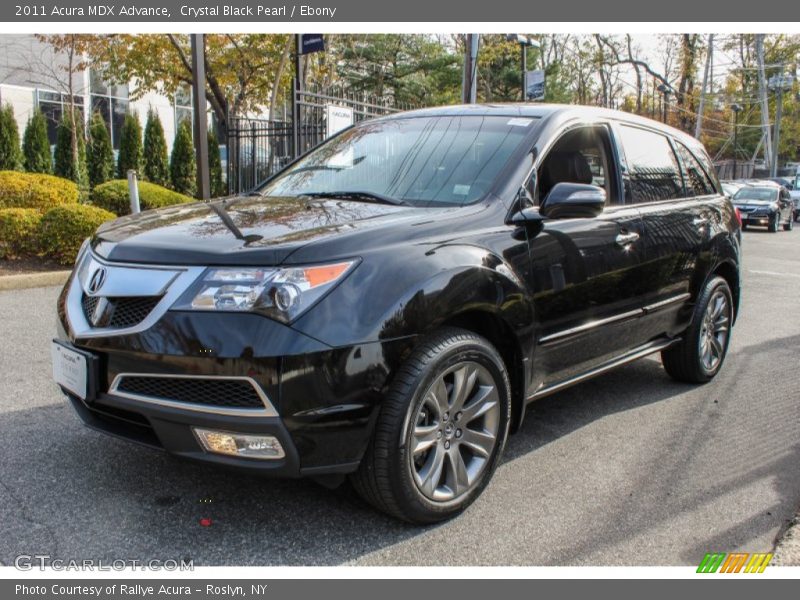 Crystal Black Pearl / Ebony 2011 Acura MDX Advance