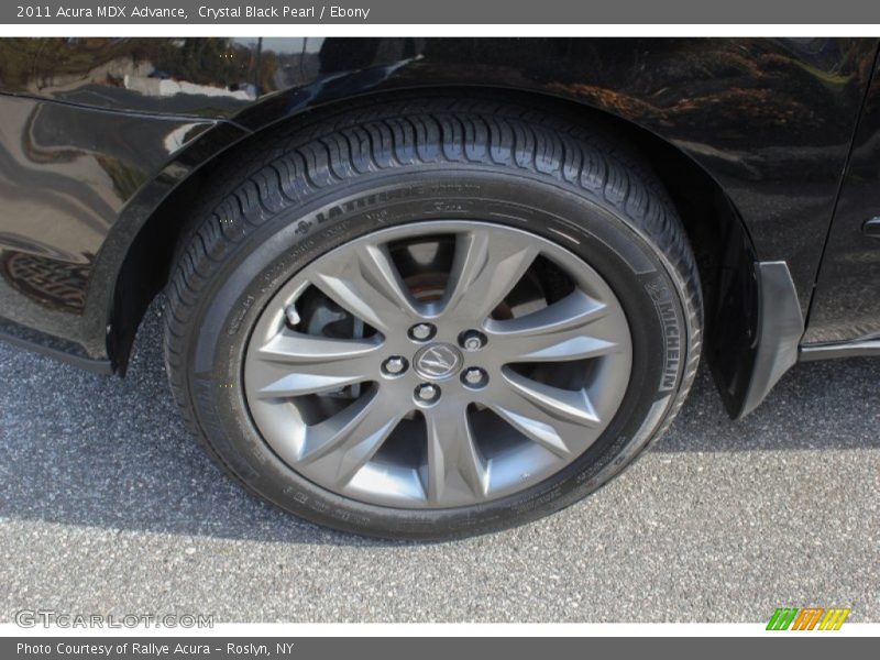 Crystal Black Pearl / Ebony 2011 Acura MDX Advance