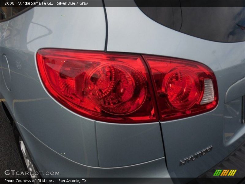 Silver Blue / Gray 2008 Hyundai Santa Fe GLS