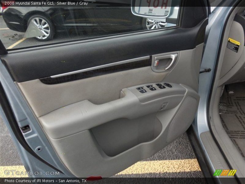 Silver Blue / Gray 2008 Hyundai Santa Fe GLS