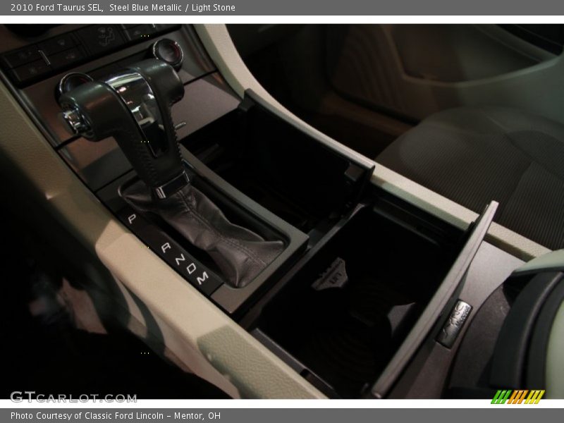 Steel Blue Metallic / Light Stone 2010 Ford Taurus SEL