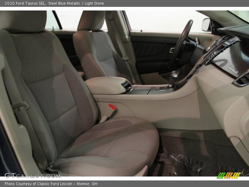 Steel Blue Metallic / Light Stone 2010 Ford Taurus SEL