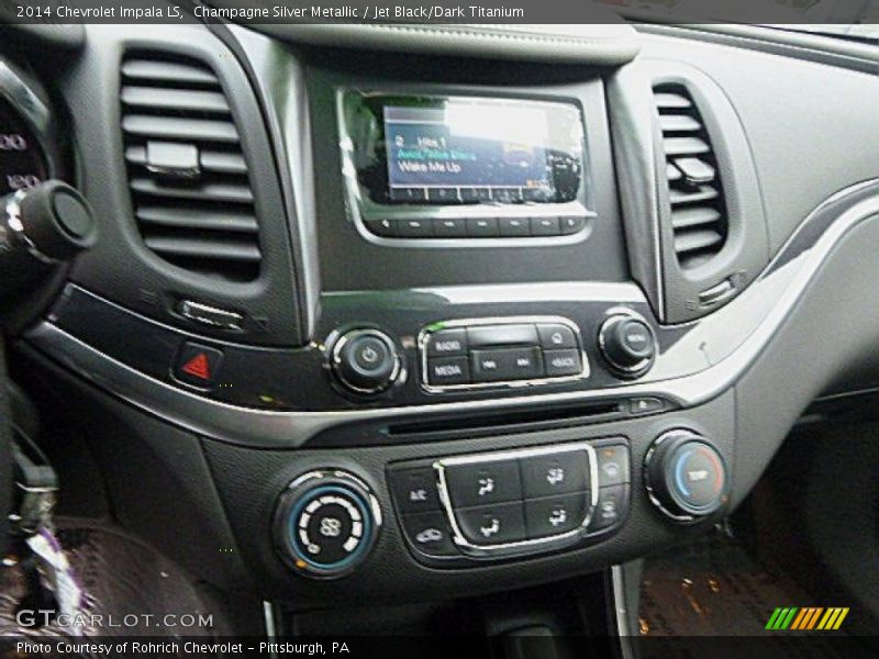 Champagne Silver Metallic / Jet Black/Dark Titanium 2014 Chevrolet Impala LS