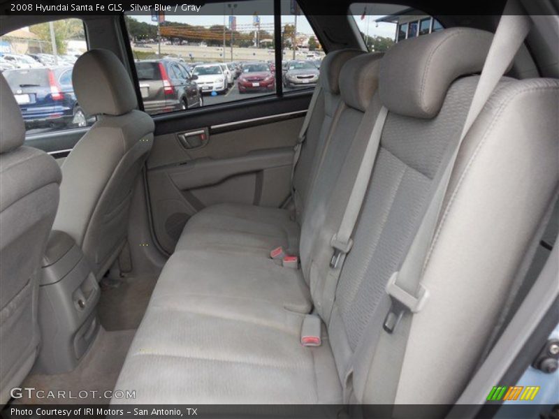 Silver Blue / Gray 2008 Hyundai Santa Fe GLS