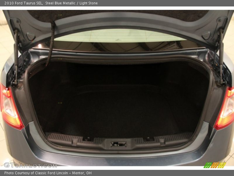Steel Blue Metallic / Light Stone 2010 Ford Taurus SEL