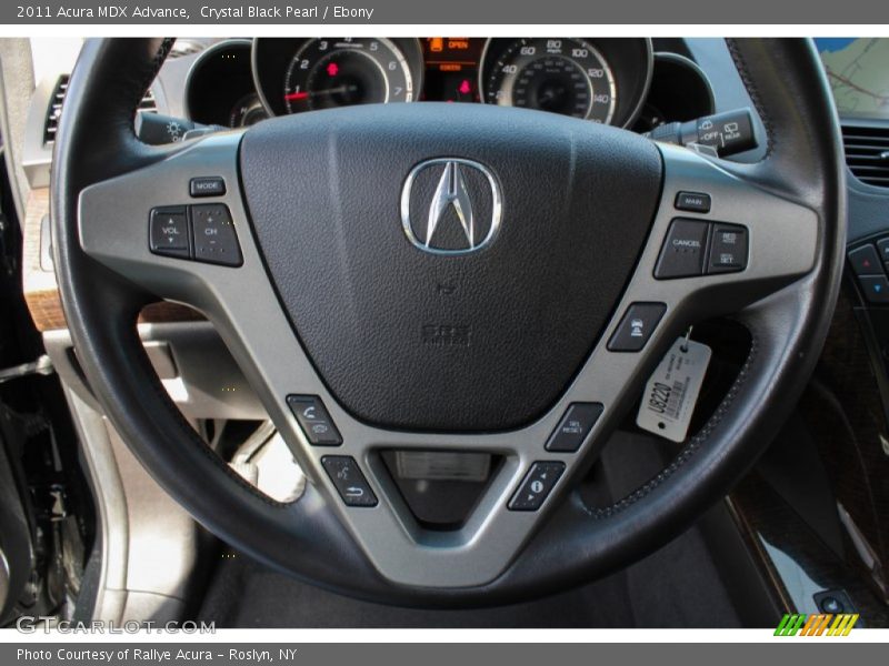 Crystal Black Pearl / Ebony 2011 Acura MDX Advance