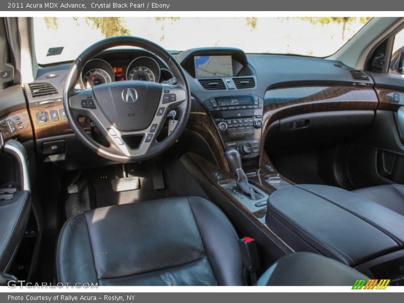 Crystal Black Pearl / Ebony 2011 Acura MDX Advance