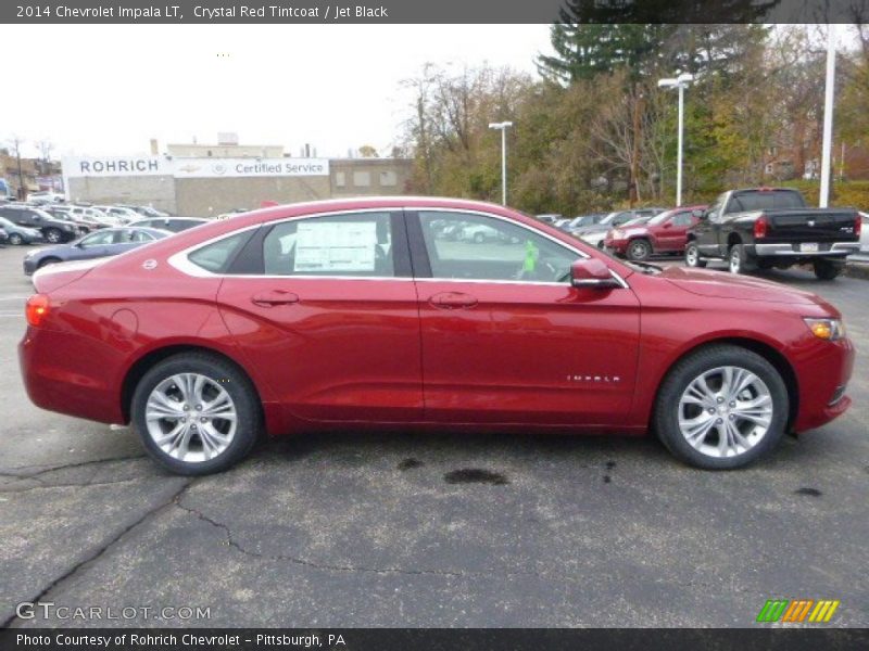 Crystal Red Tintcoat / Jet Black 2014 Chevrolet Impala LT