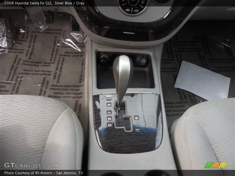 Silver Blue / Gray 2008 Hyundai Santa Fe GLS