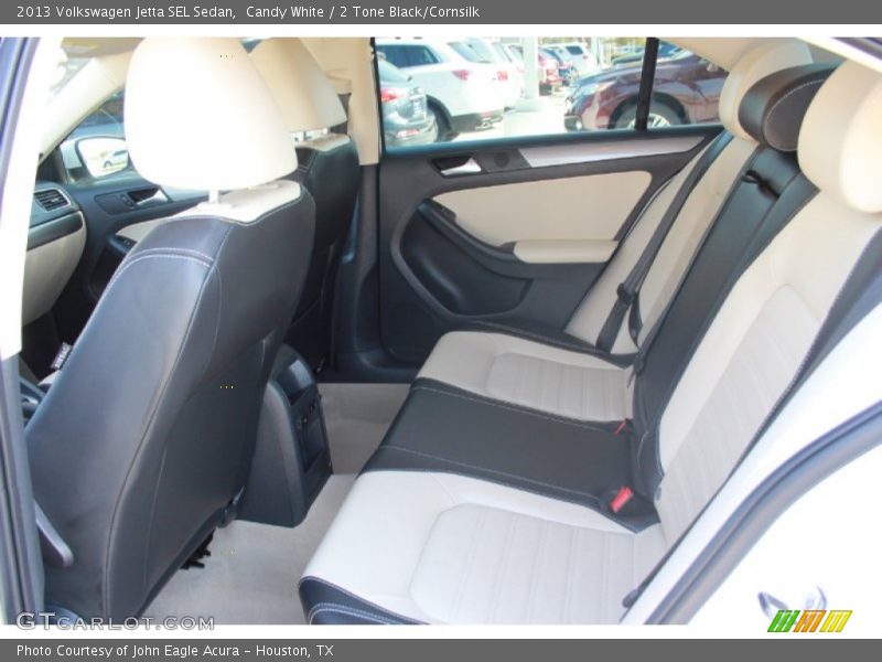 Candy White / 2 Tone Black/Cornsilk 2013 Volkswagen Jetta SEL Sedan