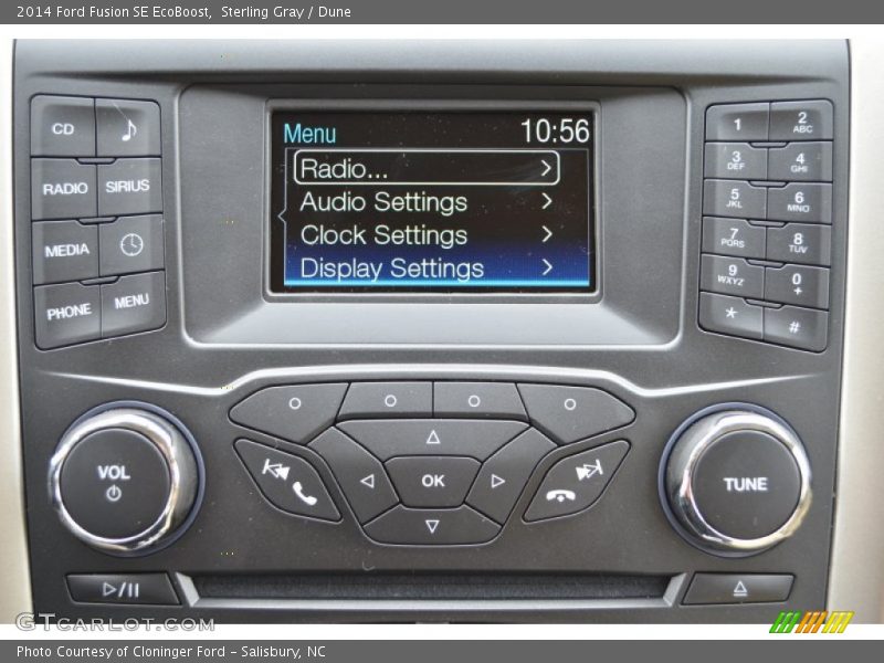 Sterling Gray / Dune 2014 Ford Fusion SE EcoBoost
