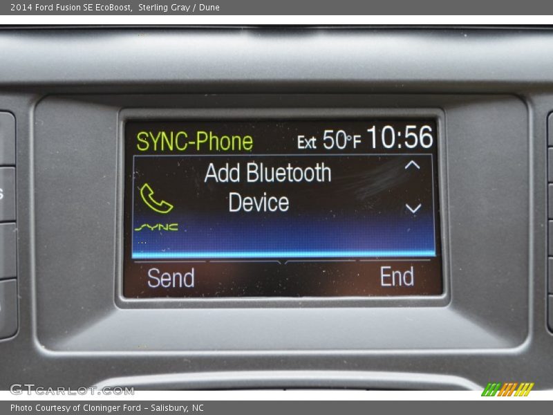 Sterling Gray / Dune 2014 Ford Fusion SE EcoBoost