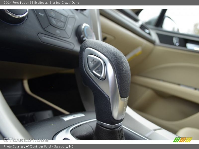 Sterling Gray / Dune 2014 Ford Fusion SE EcoBoost