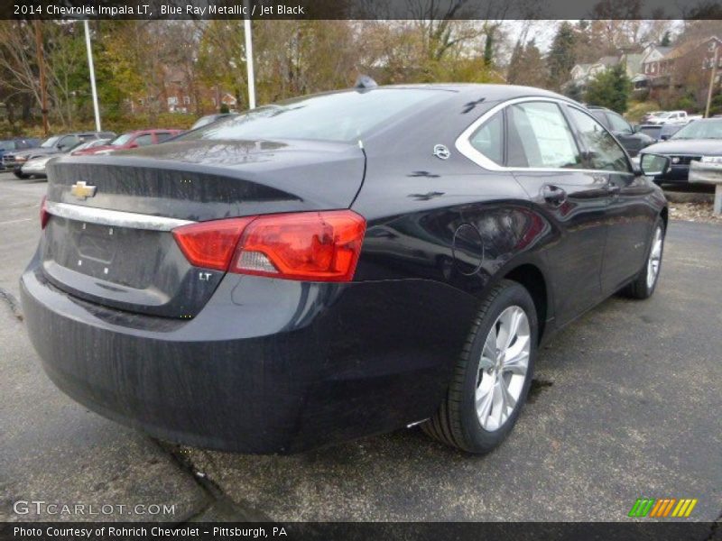Blue Ray Metallic / Jet Black 2014 Chevrolet Impala LT