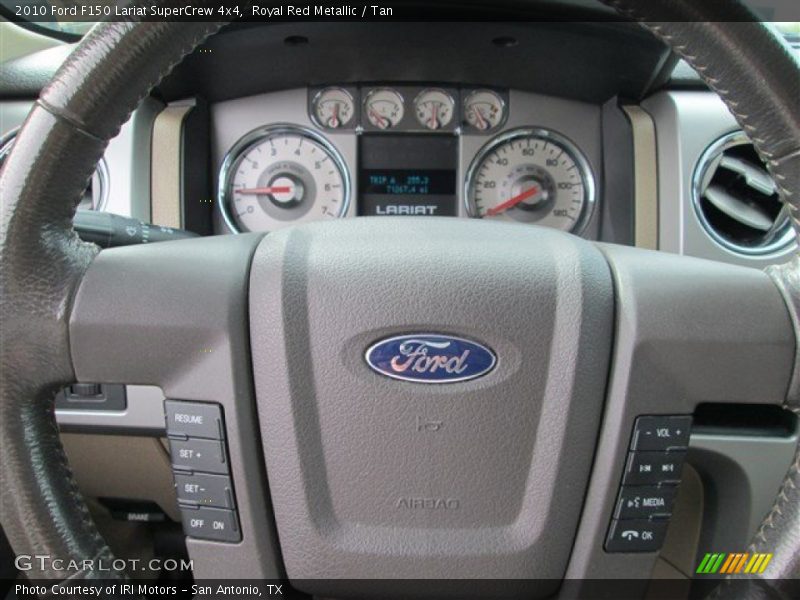 Royal Red Metallic / Tan 2010 Ford F150 Lariat SuperCrew 4x4