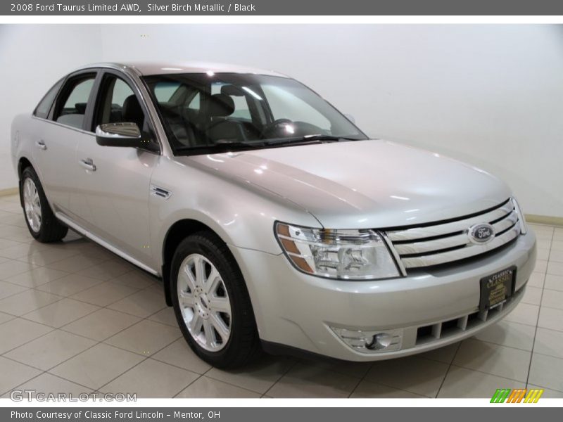 Silver Birch Metallic / Black 2008 Ford Taurus Limited AWD