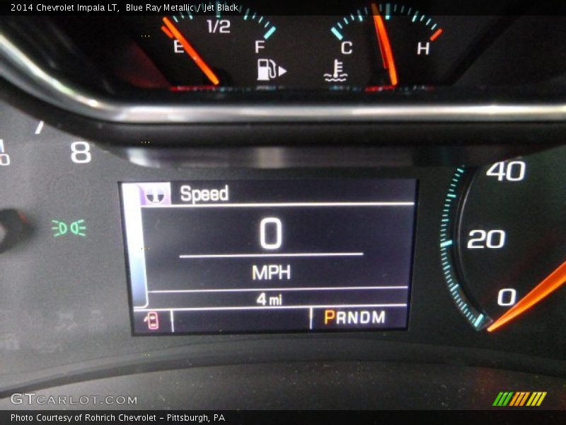 Blue Ray Metallic / Jet Black 2014 Chevrolet Impala LT