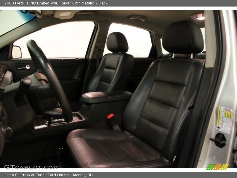 Silver Birch Metallic / Black 2008 Ford Taurus Limited AWD